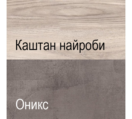 Шкаф-пенал для одежды Джаз 2D1S оникс