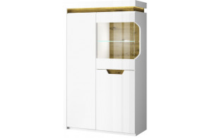 Шкаф с витриной Torino 1V2D L 