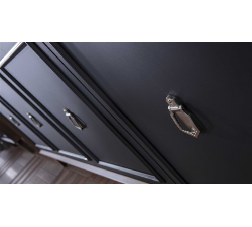 Четырехдверный распашной шкаф для одежды и белья с зеркалом в спальню Алегро ALEG-20