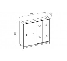 Шкаф-купе Алвис (ALVIS) ALVIS-19