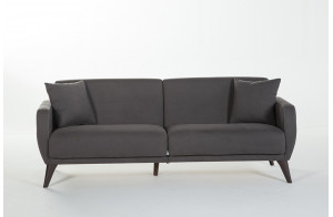 Трехместный Диван-кровать Flexy Флекси (темно-серый)