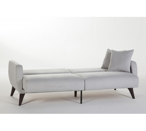 Трехместный Диван-кровать Flexy Флекси (светло-серый)