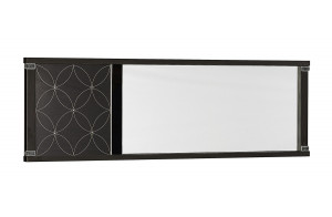 Прямоугольное настенное зеркало в гостиную Мира MIRA-10 венге