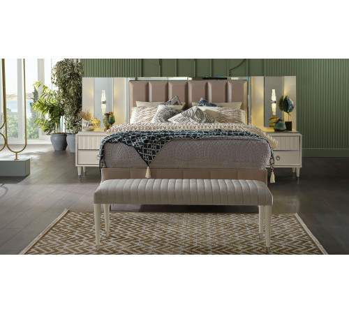 Кровать Gravita (Гравита) GRAV-26 слоновая кость