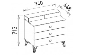 Комод Менти (Menty) MENTY-28