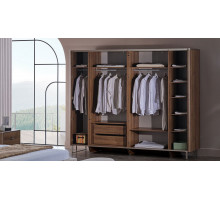 Шкаф шестидверный Миранте (Mirante) MINT-34