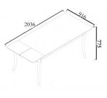 Раскладной стол Песаро (PESARO) PESR-14