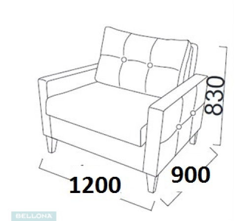 Кресло-кровать SANDRO (Сандро) SAND-04