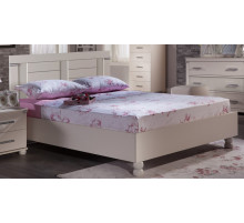 Двуспальная кровать Мира MIRA-26 белая