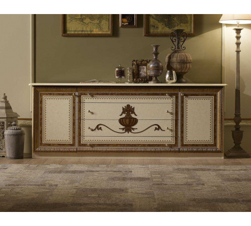 Комод Анита (бежевый глянец)