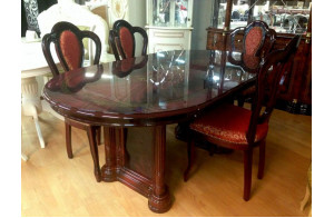 Обеденный стол раздвижной Роза (могано)