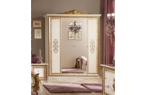 Четырехстворчатый шкаф для одежды Анита (беж)