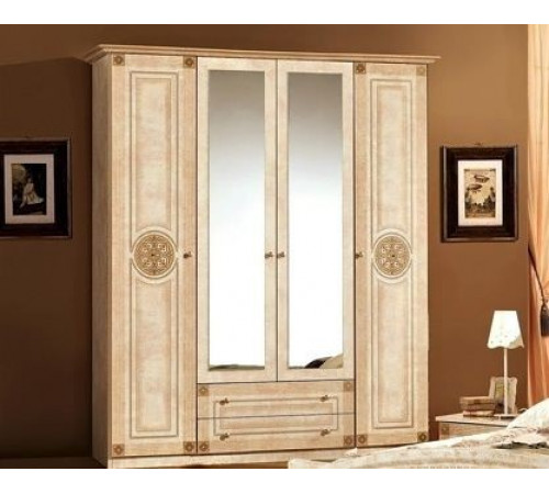 Четырехстворчатый шкаф Рома (беж)