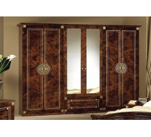 Шестистворчатый шкаф Рома (орех)