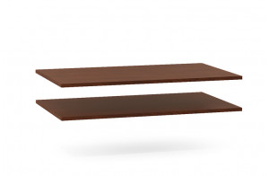 Комплект полок для шкафа Луара ЛУ-011.00 (2 шт.)