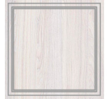 Спальня Неаполь Ясень анкор светлый (патина "серебро") экокожа «polo» белая.