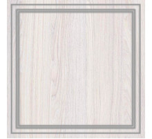 Спальня Неаполь 2 Ясень анкор светлый (патина "серебро") экокожа «polo» белая.