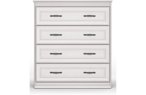 Комод Неаполь Ясень анкор светлый (патина "серебро")