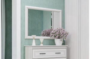 Зеркало навесное Неаполь Ясень анкор светлый