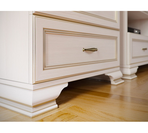 Комод высокий в спальню Сиена (Бодега Белый)