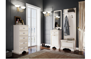 Прихожая Сиена 1 (Бодега белый)