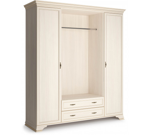 Шкаф Сиена 4-х дверных (Бодега Белый)