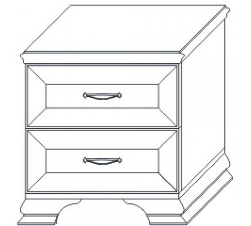 Тумба прикроватная Сиена (Бодега белый)