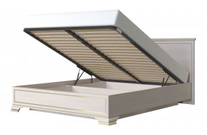 Кровать Сиена 1400/1600/1800 с подъемным механизмом и ортопедическим основанием (Бодега Белый)