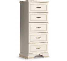 Комод высокий в спальню Сиена (Бодега Белый)