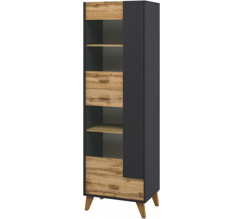 Шкаф комбинированный Сканди МН-036-10(графит)