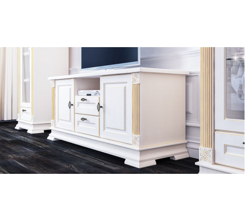 Тумба под телевизор в гостиную Афина МН-222-02