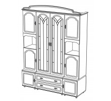Стенка для гостиной Романтика ВК-09.3 от Мебель-Неман
