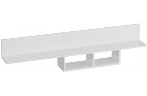 Настенная полка Кёльн-1380 Белый Аляска