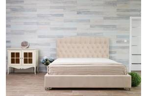 Двуспальная кровать Беатрис MUR-IK-BEAT с мягкой спинкой
