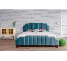 Двуспальная кровать Форсайт MUR-IK-FORS с мягкой спинкой