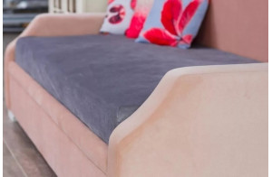 Односпальная кровать-софа Сандрин с мягкой спинкой