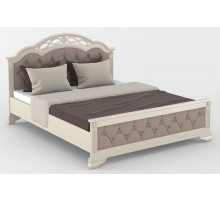 Односпальная кровать Венеция MUR-101-01 с каретной стяжкой