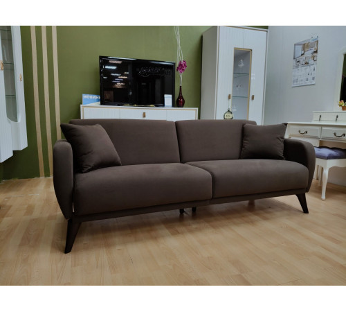 Трехместный Диван-кровать Flexy Флекси (коричневый)