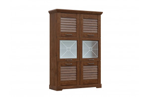 Двухстворчатый шкаф-витрина для посуды ГК-2 (ОРТ) Кантри