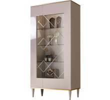 Шкаф витрина Rimini РМВ2-2С правый (слоновая кость)