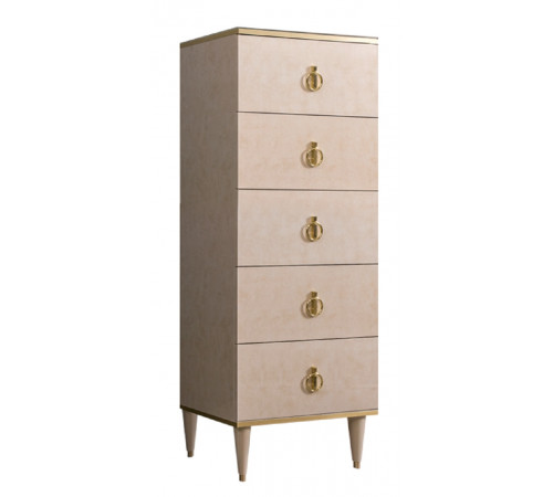 Комод  для белья узкий Rimini РМКМ-2 (латте)