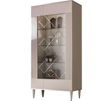 Шкаф витрина Rimini Solo РМВ2-2С (s) правый (слоновая кость)