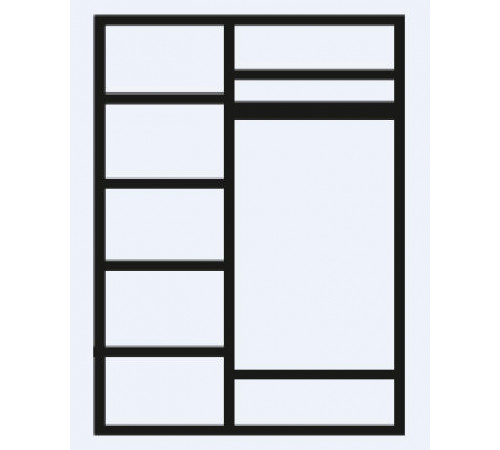 Трехстворчатый шкаф для одежды Амели АМШ2/3 (дуб)