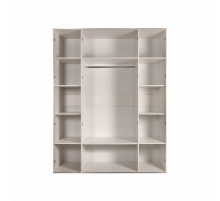 Четырехстворчатый шкаф для одежды с зеркалом Богемия Фарфале (Bogemia Farfalle) БМШ1/4 (Fа)