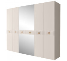 Шестистворчатый шкаф для одежды с зеркалом Богемия Филлини (Bogemia-Fillini) БМШ1/6 (Fi)