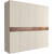 Пятистворчатый шкаф для одежды Богемия Вуд (Bogemia Wood) БМШ2/5 (Wo)