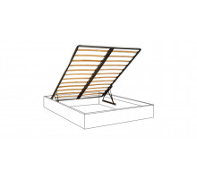 Двуспальная кровать с подъемным механизмом BOGEMIA (жемчуг)