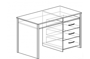 Стол письменный Гранж 986
