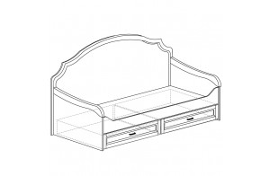 Кровать с ящиком Прованс 415