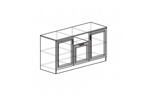 Тумба в гостиную Лира 45 светлая